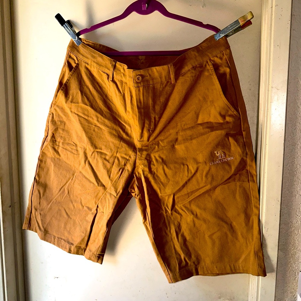 CAMEL CROWN MENS BERMUDA SHORTS SIZE 38 US ~ NWOT